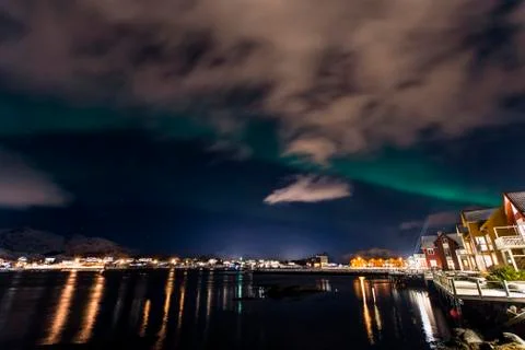 Aurora Borealis 스톡 사진