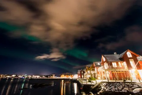 Aurora Borealis 스톡 사진