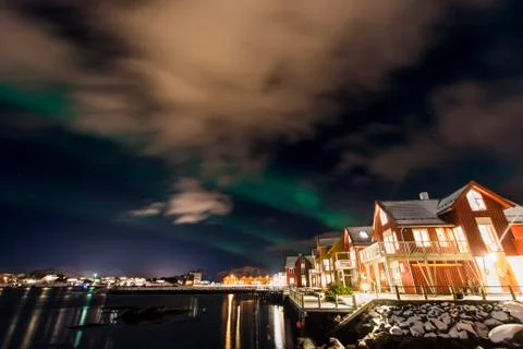 Aurora Borealis 스톡 사진