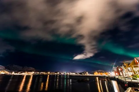 Aurora Borealis 스톡 사진