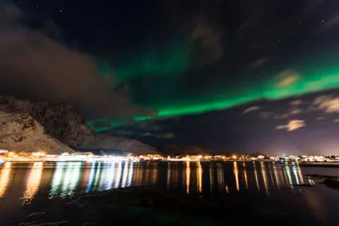 Aurora Borealis 스톡 사진