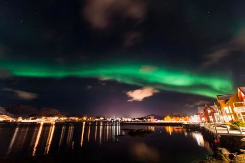 Aurora Borealis 스톡 사진