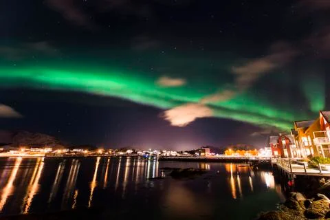 Aurora Borealis 스톡 사진