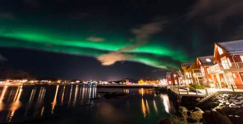 Aurora Borealis 스톡 사진