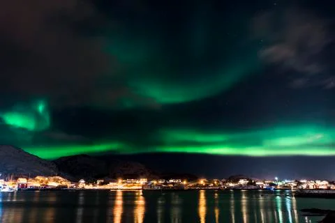 Aurora Borealis 스톡 사진
