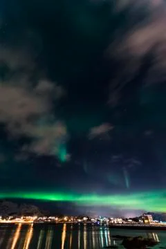 Aurora Borealis 스톡 사진