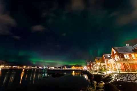 Aurora Borealis 스톡 사진