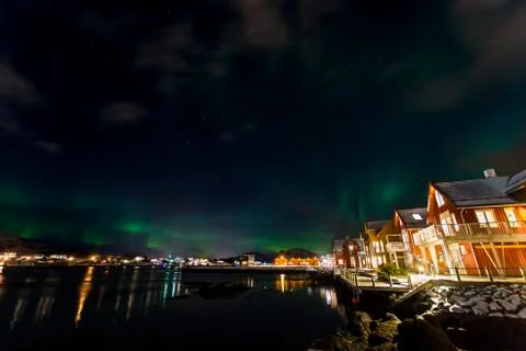 Aurora Borealis 스톡 사진