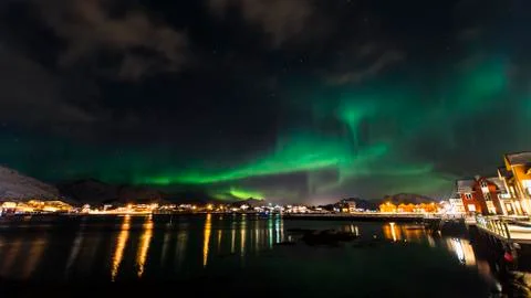Aurora Borealis 스톡 사진
