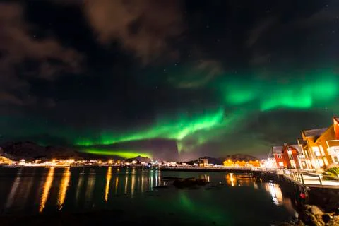 Aurora Borealis 스톡 사진