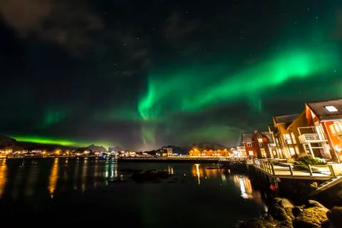 Aurora Borealis 스톡 사진