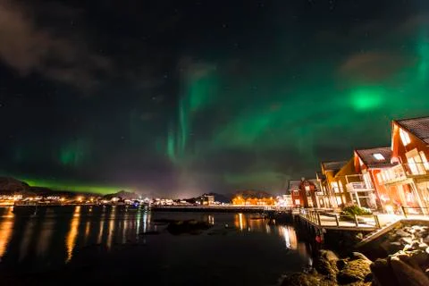Aurora Borealis 스톡 사진