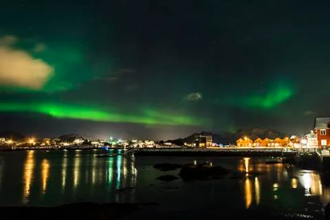 Aurora Borealis 스톡 사진