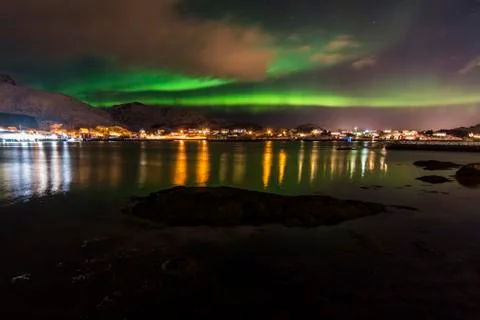 Aurora Borealis 스톡 사진