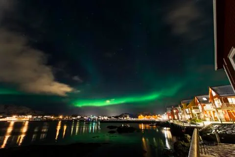 Aurora Borealis 스톡 사진