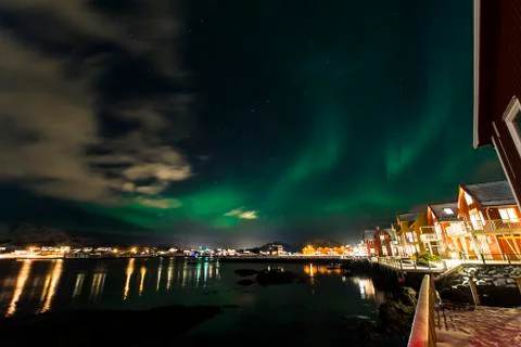 Aurora Borealis 스톡 사진