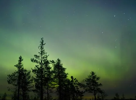 Aurora borealis Foto stock
