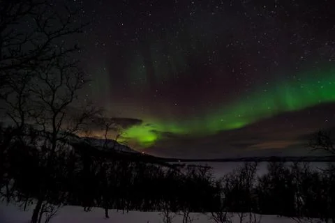 Aurora borealis Stock Photos
