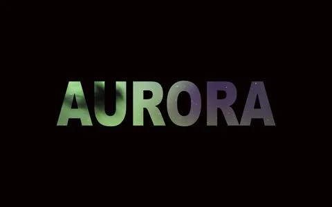 Aurora borealis. Stock-Fotos
