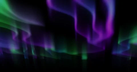 Aurora Borealis Purple Green Loop 4K Ethereal Overlay. Stock Footage 322001052