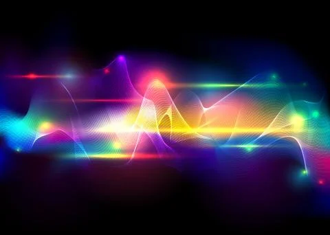 Aurora borealis shiny, abstract vector aurora australis background  for web a Stock Illustration