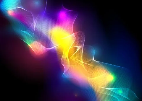 Aurora borealis shiny, abstract vector aurora australis background  for web a Stock Illustration
