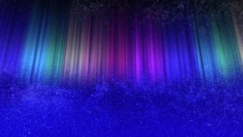 Aurora Borealis sky B rainbow night2 Vídeos de archivo 207799684