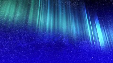 Aurora Borealis sky C green night2 Stock Footage 207802547