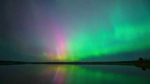 Aurora Borealis Solar Storm Stock Footage 274985615