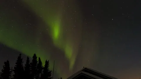 Aurora Borealis Time-lapse final Vídeos de archivo 39153108