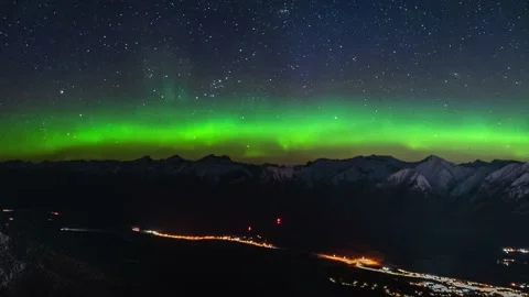 Aurora Borealis Timelapse 2 Stock-Footage 154294979