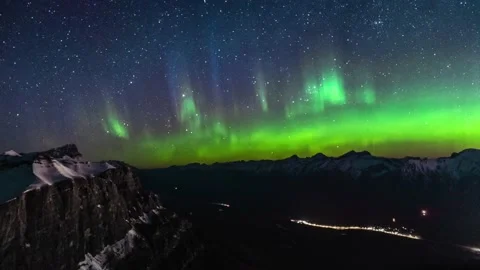 Aurora Borealis Timelapse Stock-Footage 154294974