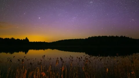 Aurora Borealis timelapse Stock Footage 309419557