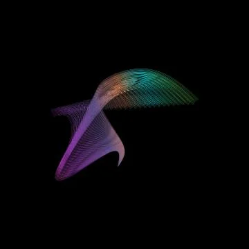Aurora Borealis vector illustration Stock Illustration