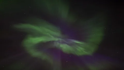Aurora Borealsis corona Stock Footage 87782724