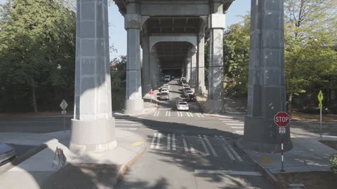 Aurora Bridge in Seattle Stock Footage 317752746