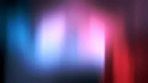 Aurora Computer Graphic rendered on Black background, Red and Blue aurora Stock Footage 95098816