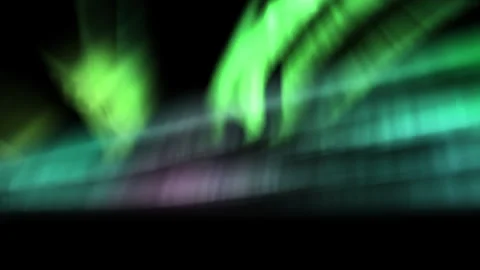 Aurora Enchanted Glow Green and Purple Loop Stock Footage 340940975