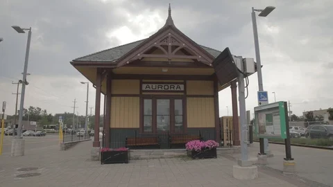 Aurora Go Train Station 스톡 동영상 99373421