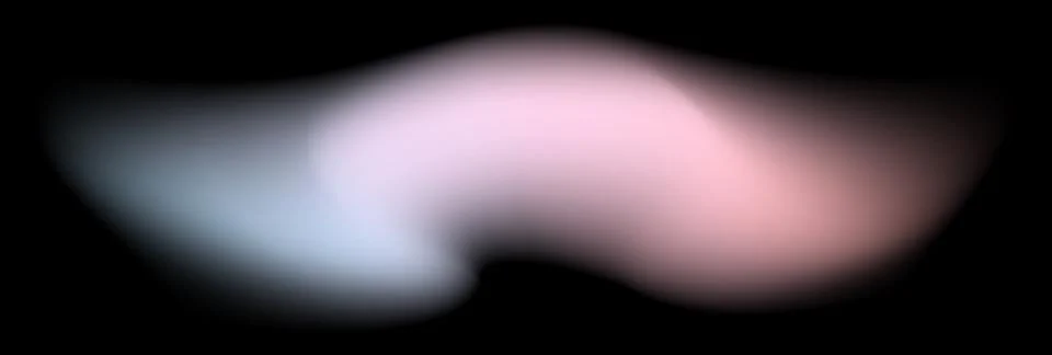 Aurora gradient background with soft light and glowing blur. Abstract borealis Stock Illustration