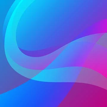 Aurora gradient transparent texture. elegant three dimensions background Ilustração Stock