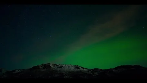 The aurora in Iceland Stock Footage 308226989