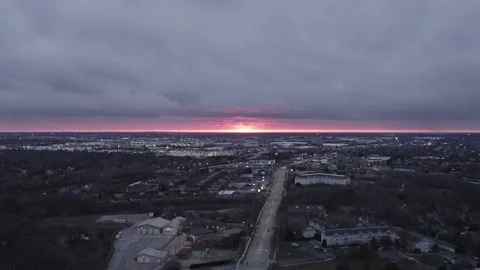 Aurora-il-sunset-timelapse Stock Footage 169317006