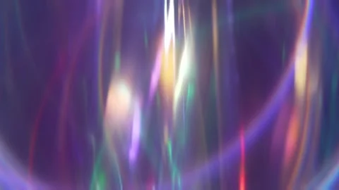 Aurora-inspired neon lights blend in a hypnotic fusion of purples, blues, and 스톡 동영상 303781530