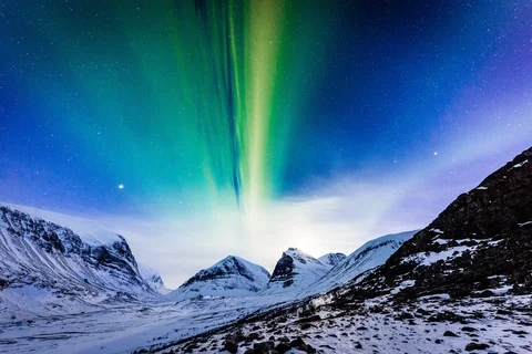 AURORA KEBNEKAISE Stock Footage 123296822