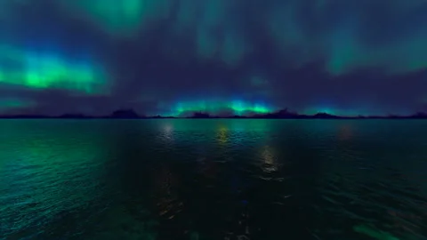 Aurora Lights 库存影片 142354785