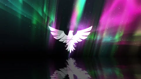 Aurora Lights Logo Stock After Effects
