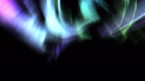Aurora Magic Enchanting Background Loop Animation Stock Footage 340239339
