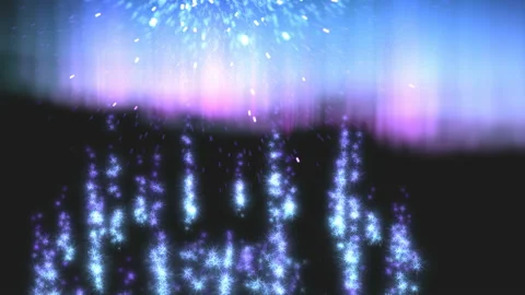 Aurora Particles:  Loop Video stock 146793856