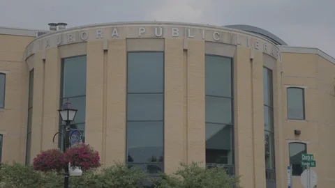 Aurora Public Library Stock Footage 99373527
